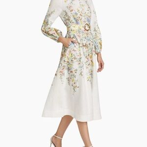 Matchmaker buttoned midi dress